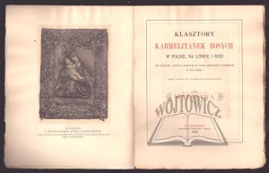 (KALINOWSKI Rafal), Monasteries of the Discalced Carmelites in Poland, Lithuania and Russia.