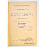 SKARGA Piotr, Kazania sejmowe.
