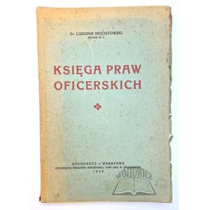BRZOSTOWSKI Ludomir, Księga praw oficerskich.