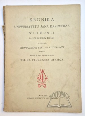 Chronicle of the Jan Kazimierz University in Lviv for the school year 1924/1925