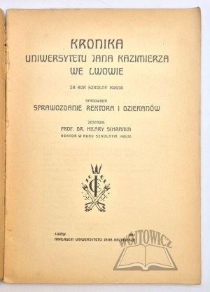 Chronicle of the Jan Kazimierz University in Lviv for the school year 1929/30