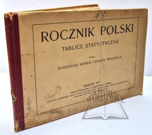 ROMER Eugeniusz, Weinfeld Ignacy, Yearbook of Poland. Statistical tables.