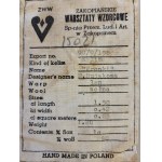navrhla Maria BUJAKOWA (1901-1985), Kilim Wronki, Dílna vzorů Zakopané.