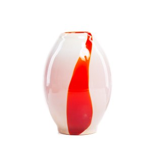 de Rudolf ROZINEK ( ?), Vase, Verrerie Barbara