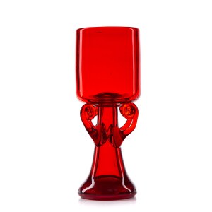 design Zofia PASEK (née en 1952), calice décoratif, Institut du verre et de la céramique de Cracovie