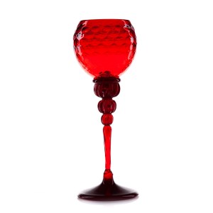 designed by Jerzy SŁUCZAN-ORKUSZ (1924 - 2002), Decorative chalice H-675/73, Institute of Glass and Ceramics in Cracow.