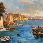 ANONIMO, View of the Neapolitan coast