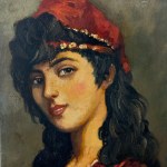 UNIDENTIFIED SIGNATURE, Portrait of a woman