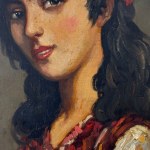 UNIDENTIFIED SIGNATURE, Portrait of a woman
