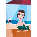 Paula Goździewicz (ur. 1991, Poznań), Relaks na plaży, 2024