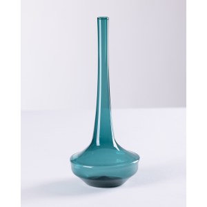 Lauschaer Thüringer Eisenhütte, Deutschland, Türkisfarbene Vase, 1960er/70er Jahre.