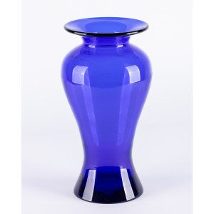 Cobalt vase, 2nd half of the 20th century.