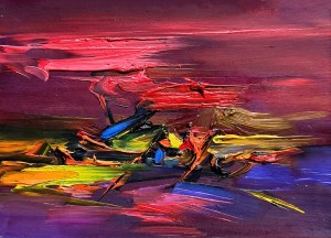 Zdzisław Constantin Majrowski-Meyro (ur. 1952), Crimson sunset, 2023