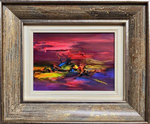 Zdzisław Constantin Majrowski-Meyro (ur. 1952), Crimson sunset, 2023