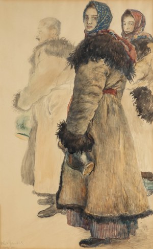 Władysław Jarocki (1879 Tarnopol - 1965 Kraków), Hucułki