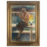 Kazimierz Sichulski (1879 Lwów - 1942 tamże), Faun grający na fujarce, 1931 r.