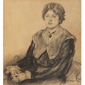 Józef Mehoffer (1869 Ropczyce - 1946 Wadowice), Portret Haliny Żeleńskiej, lata 20. XX w.