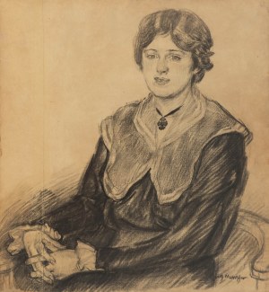 Józef Mehoffer (1869 Ropczyce - 1946 Wadowice), Portret Haliny Żeleńskiej, lata 20. XX w.