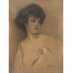 Kasper Żelechowski (1863 Klecza Dolna - 1942 Kraków), Portret kobiety, 1925 r.