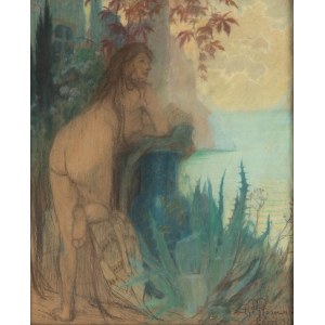 Karol Klosowski (1882-1971), Avant le bain à Capria, 1925.