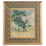 Jan Rubczak (1884 Stanisławów - 1942 Oświęcim), Pejzaż z drzewem