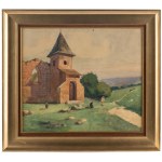 Józef Mańkowski (1868-1915), Wędrowcy przed ruinami, 1897 r.
