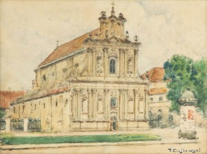 Tadeusz Cieślewski (1870 Warszawa-1956 tamże), Kościół wizytek