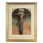 Leon Wyczółkowski (1852 Huta Miastkowska k. Kielc - 1936 Warszawa), Krucyfiks Królowej Jadwigi z katedry na Wawelu, 1915 r.