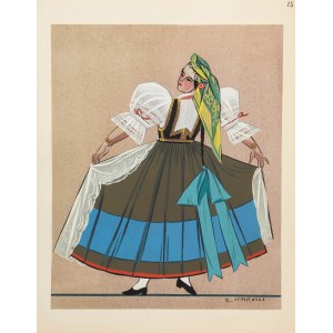 Zofia Stryjeńska (1891 Krakov - 1976 Ženeva), Slezské svatební šaty, 1939.