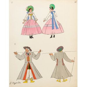 Zofia Stryjeńska (1891 Krakov - 1976 Ženeva), Kroj z Łowiczu