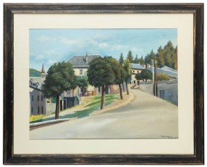 Abraham Weinbaum (1890 Kamieniec Podolski - 1943 Sobibór), Widok z Condat, 1938 r.