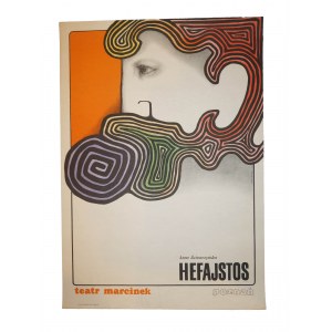 KOTARBIŃSKI Jan - plakat do przedstawienia Hefajstos [A.Świerszczyńska] wystawianego w Teatrze Marcinek w Poznaniu