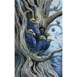 Tomasz Pietrzyk, NEST IN THE Misty Orchard, 2024