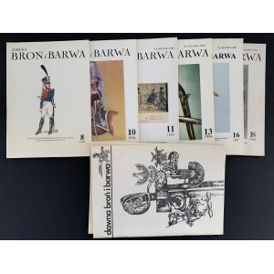 Zestaw 7 numerów czasopisma - Dawna broń i barwa. Katowice [1986-1998]