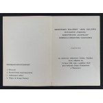 Godła oddziałów Armii Krajowej. Wydanie okolicznościowe 30.07.1986 + Zaproszenie [A.K. Batalion Parasol]. Warszawa [1986]