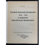 SOBOCKI Wojciech - Polskie odznaki wojskowe 1918-1939 z terenów małopolski środkowej. Brøndby [1987]