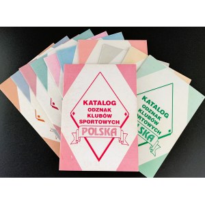[Komplet wydawniczy] STRYCHALSKI Sławomir - Katalog odznak klubów sportowych Polska. Łódź [br]