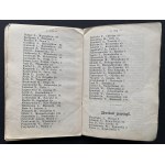 KALENDARZYK kieszonkowy INFORMACYJNO - ADRESOWY m. Warszawy NA ROK 1902. Warszawa [1901]