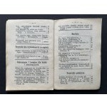 KALENDARZYK kieszonkowy INFORMACYJNO - ADRESOWY m. Warszawy NA ROK 1902. Warszawa [1901]
