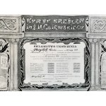 [MEYERHOFFÓWNA Wanda] CERTIFICATE of graduation from the Technical Chalking Course of Eng. Henryk Gajewski in Warsaw [1935].
