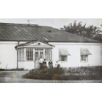 [ŁADYŻYN] Zestaw 2 fotografii. Plebania i Kościół Ładyżyn gubernia Podolska [koniec XIX w.]