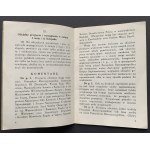 PRZEPISY O NOSZENIU STROJÓW i ODZNACZEŃ W ŚWIĘTA 3 MAJA i 11 LISTOPADA oraz PODCZAS PRZYJĘĆ i WYSTĄPIEń OFICJALNYCH. Warszawa [1937]