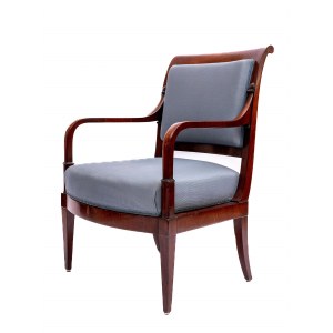 Rare set of eight Empire armchairs