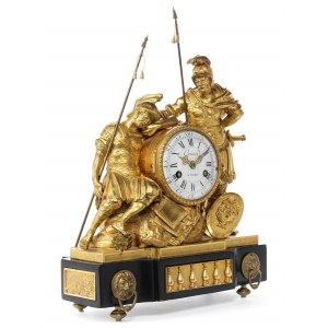Pendulum with allegory of peace