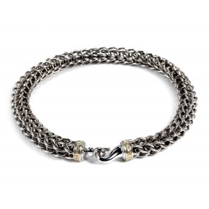 White gold diamond necklace
