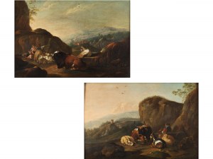 Johann Heinrich Roos, 1631 - 1685, zug. Hofmaler des Kurfürsten der Pfalz.