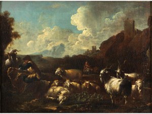 Johann Heinrich Roos, 1631 - 1685, zug. Hofmaler des Kurfürsten der Pfalz.