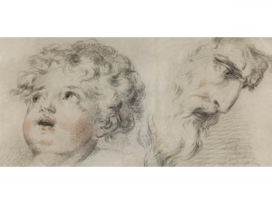 Kreidezeichnung in der Stilnachfolge von Peter Paul Rubens