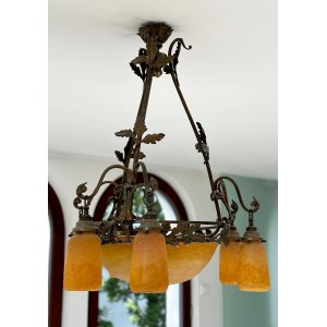 Art Nouveau-Deckenleuchte