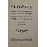 Niedbał Ludwik, Słownik polsko-niemiecki i niemiecko-polski najczęściej używanych wyrazów i zwrotów gwary myśliwskiej [1917]